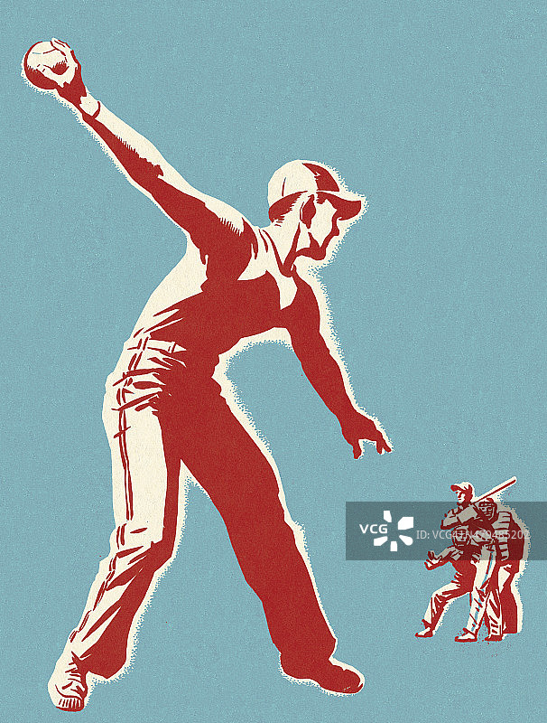 打棒球的男孩图片素材