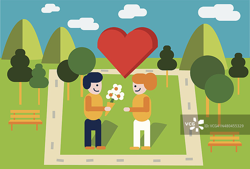 可爱情侣图片素材