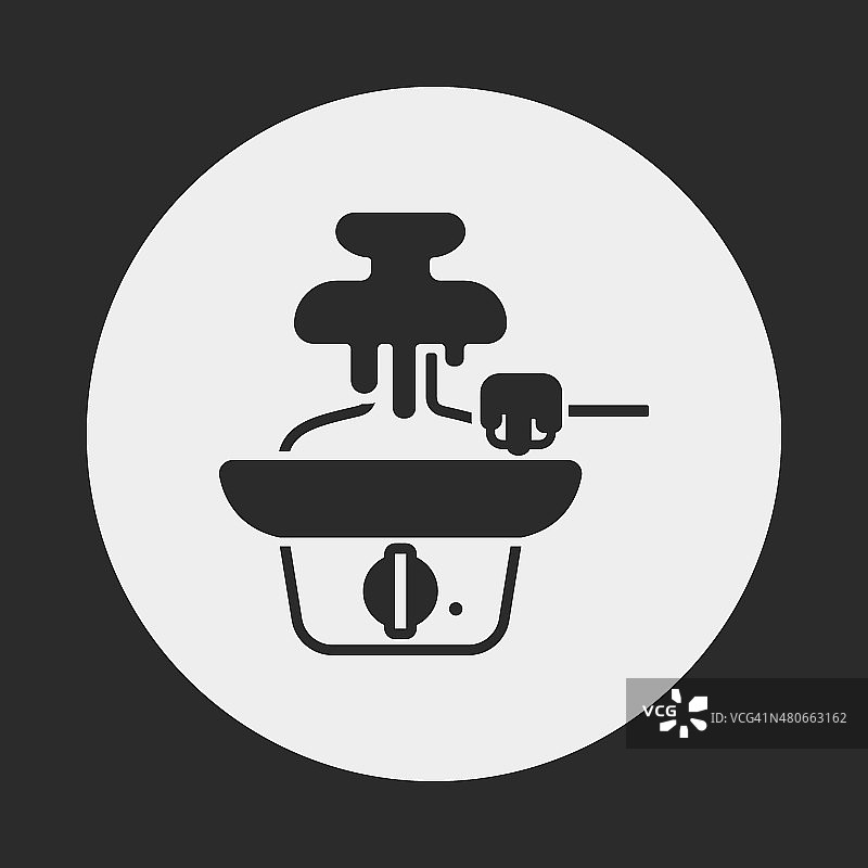 巧克力喷泉图标图片素材