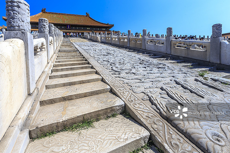 紫禁城御道图片素材