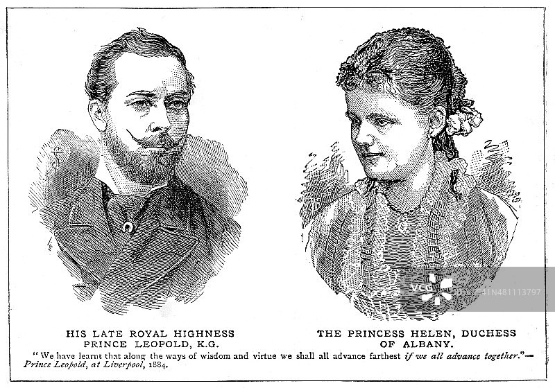 奥尔巴尼公爵利奥波德王子图片素材