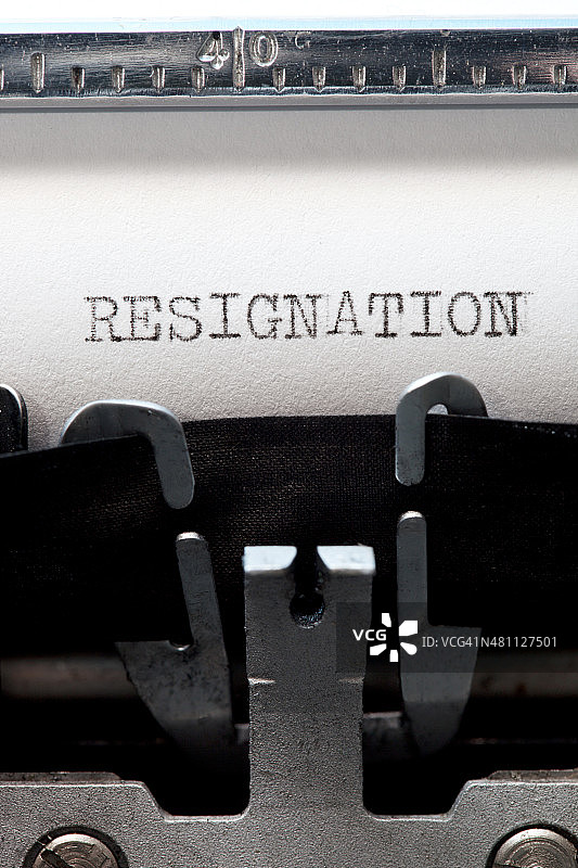 辞职信图片素材