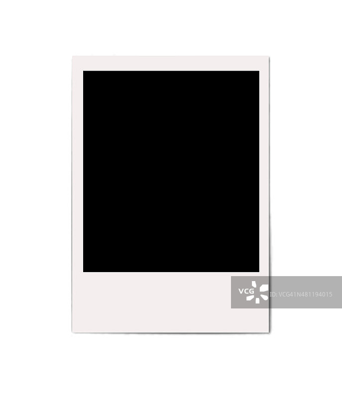 白色背景上的空白相框图片素材