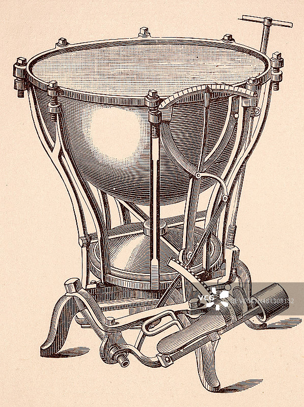 机械定音鼓乐器图片素材