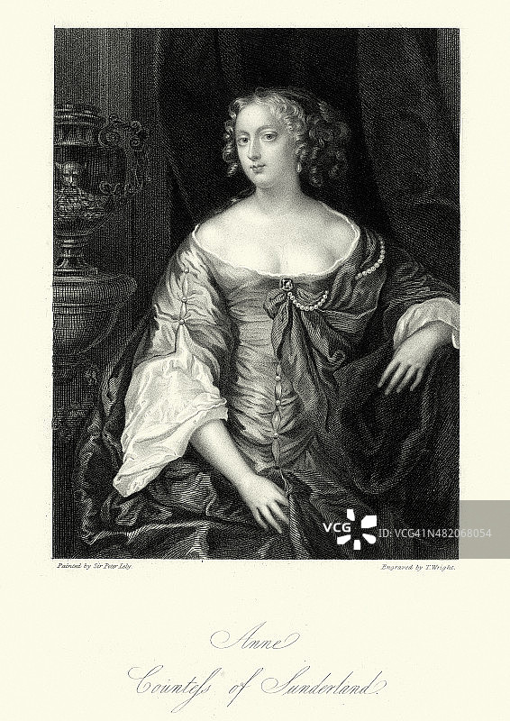桑德兰伯爵夫人安妮·迪格比图片素材