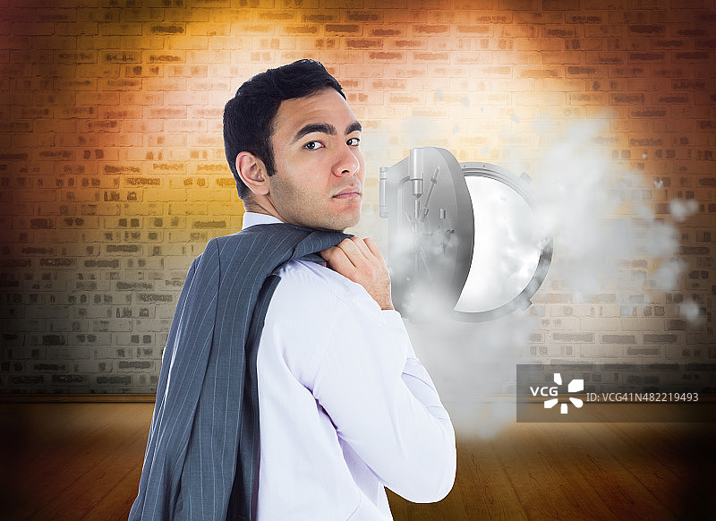 商人形象的合成图片素材