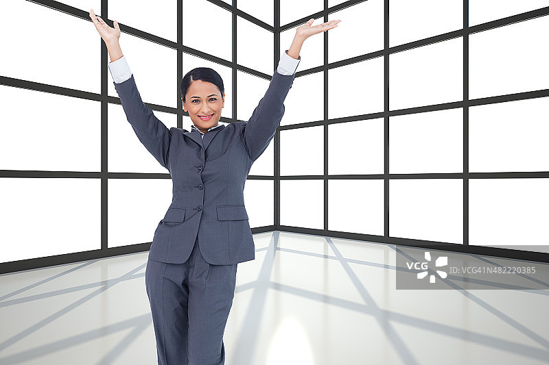 商务女士合成图像图片素材