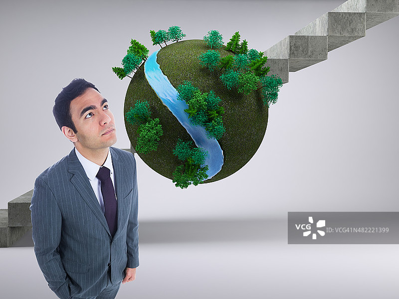 商人形象的合成图片素材