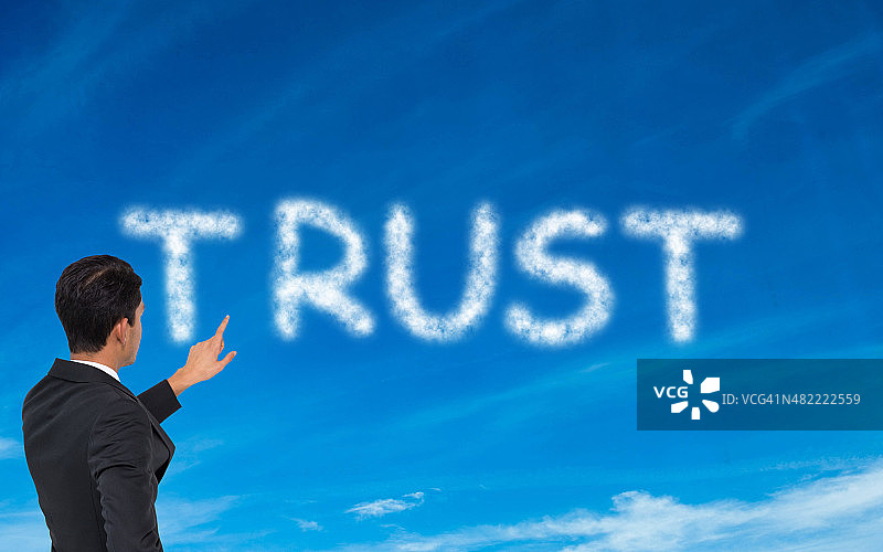 指点方向的商务男士合成图像图片素材