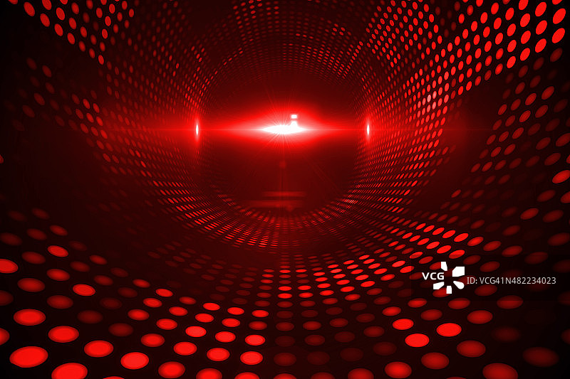 黑色背景上的闪亮红点图片素材