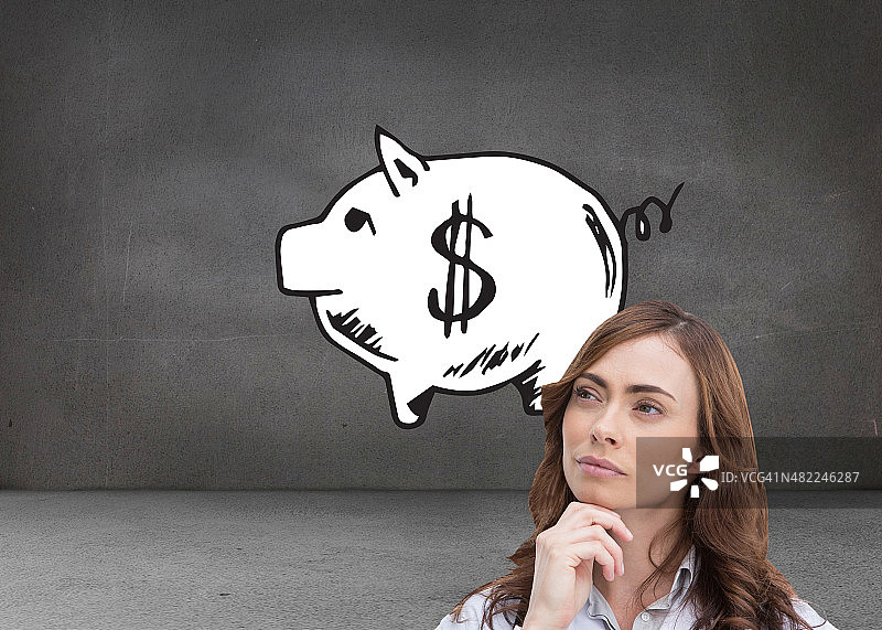 若有所思的医生组合图像图片素材