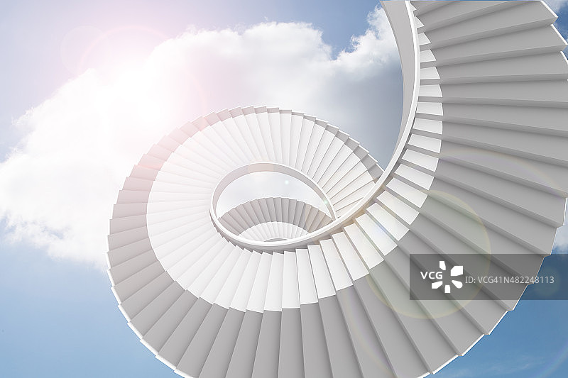 蜿蜒的楼梯图片素材