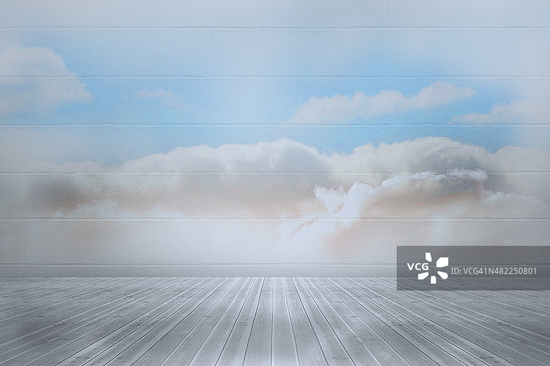 房间里的云朵图片素材