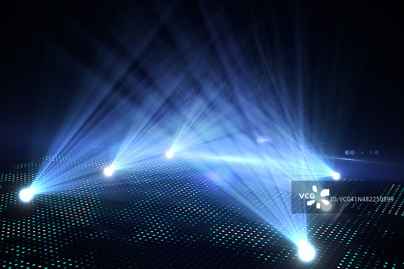 炫酷夜生活灯光图片素材