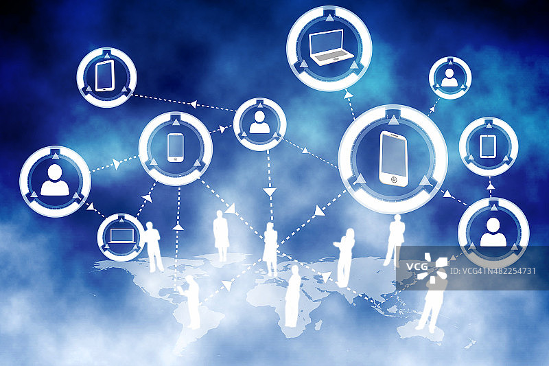 在线社区背景图片素材