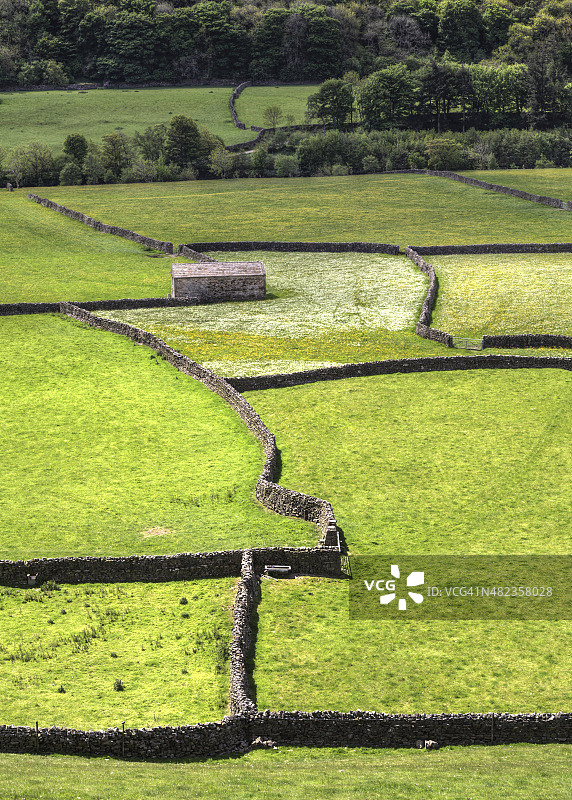 石制谷仓，Gunnerside图片素材