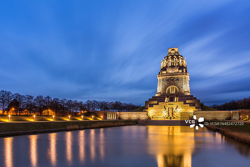 莱比锡暮光景色图片素材