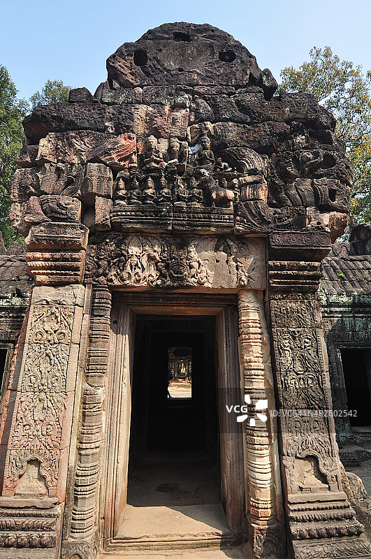 柬埔寨美丽的塔逊寺图片素材