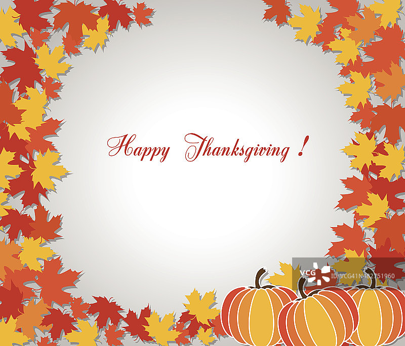 感恩节快乐与秋天图片素材