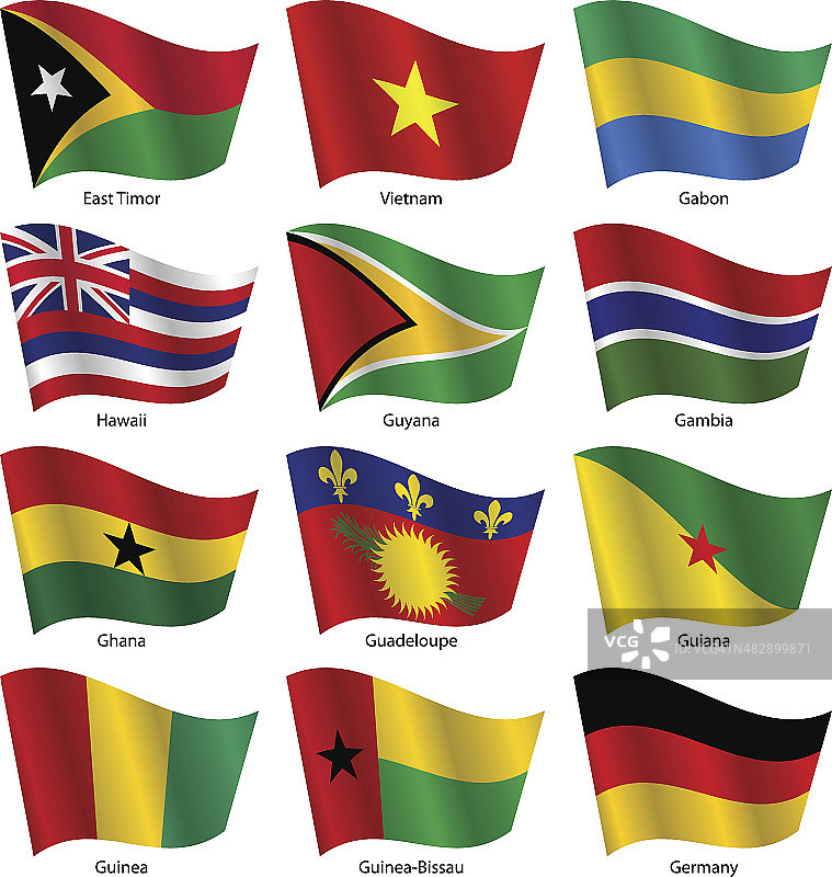 世界主权国家旗帜图片素材