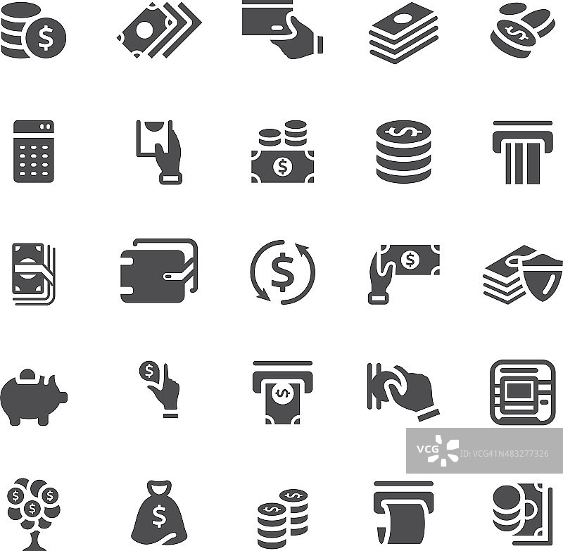 金融与银行图标图片素材