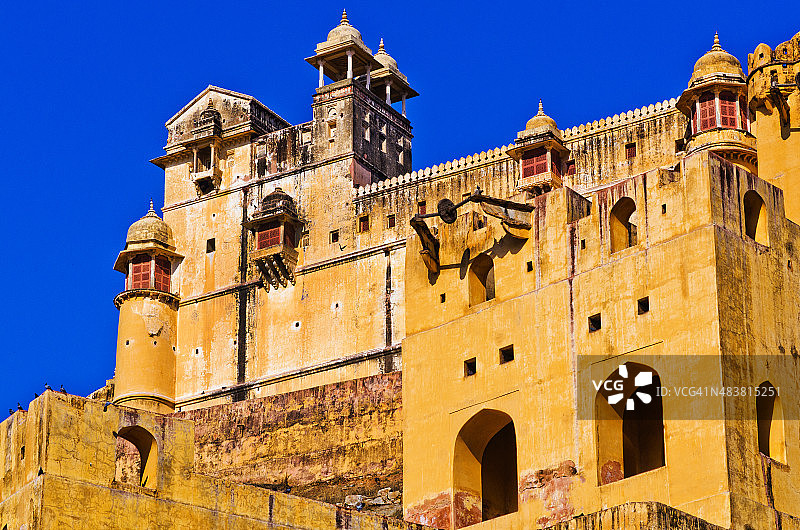 印度斋浦尔琥珀堡图片素材