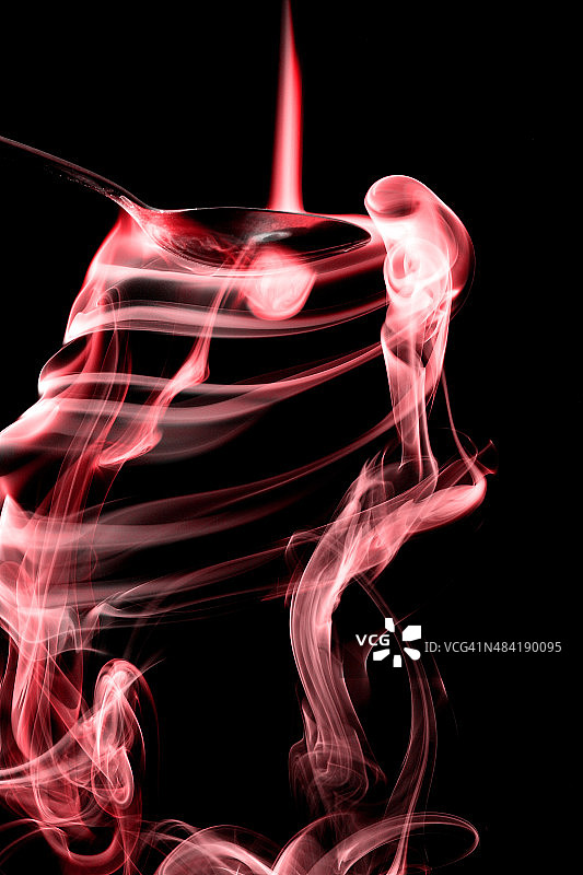 红色烟雾图片素材