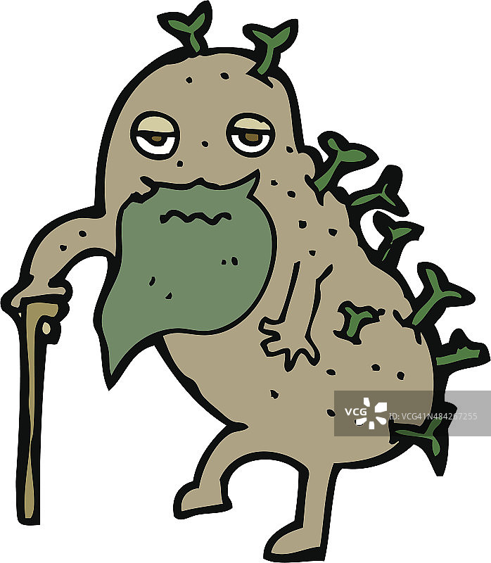 卡通老土豆图片素材