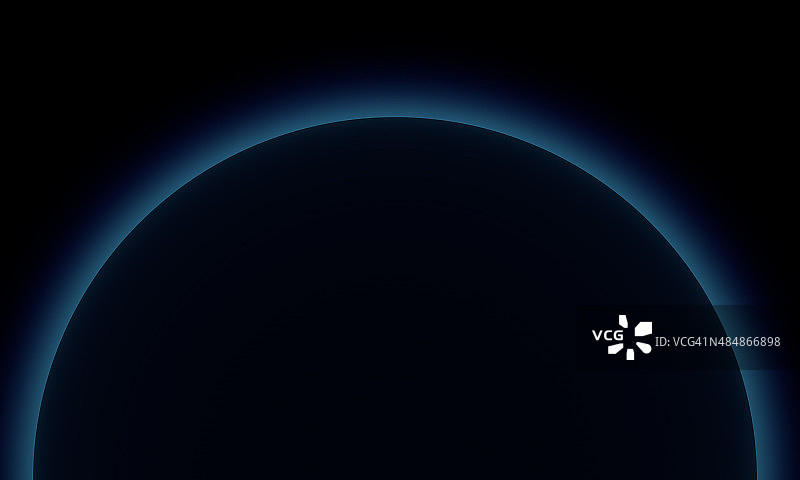 太空日出图片素材