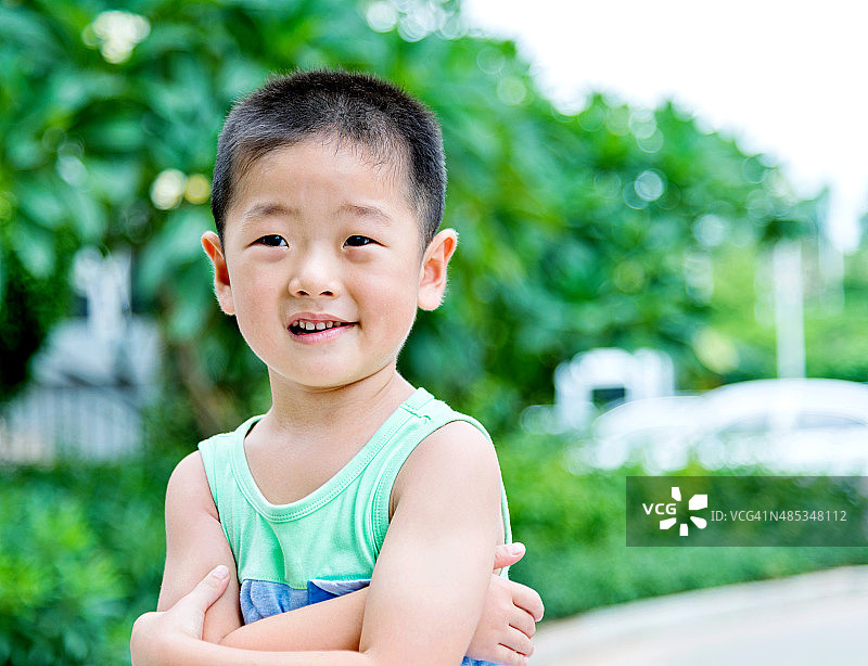 亚洲男孩的笑图片素材