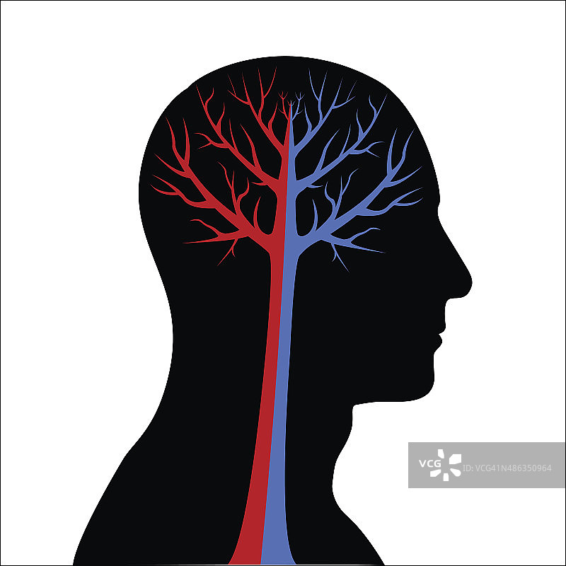 抽象人脑图片素材