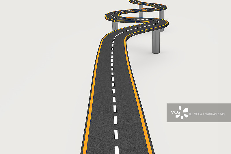 蜿蜒的道路图片素材
