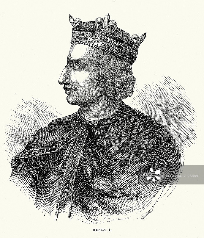 英国国王亨利一世图片素材