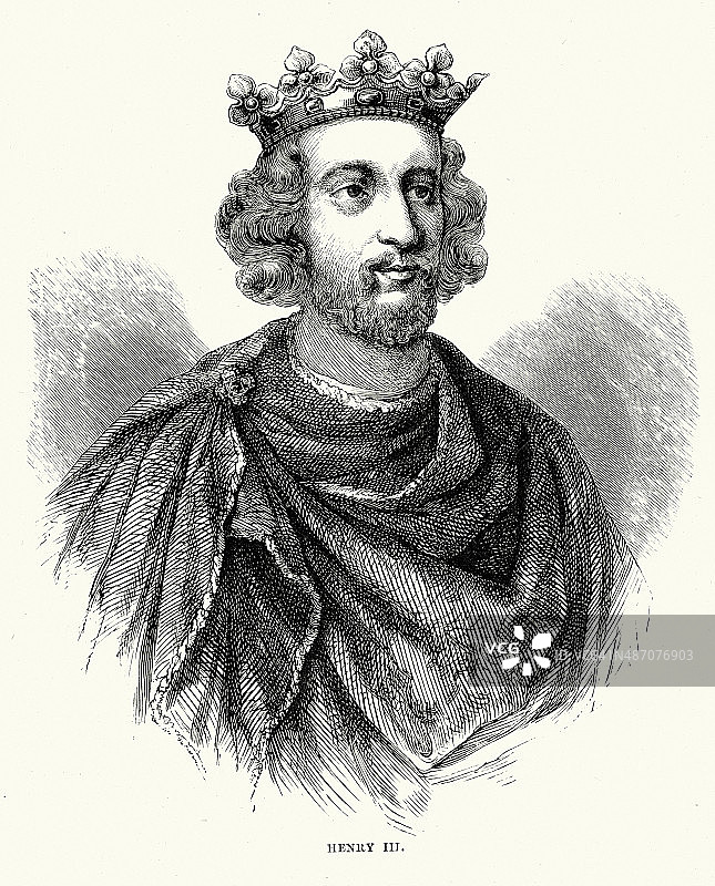 英国国王亨利三世图片素材