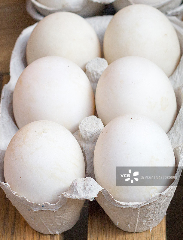 伦敦博罗市场上的鸭蛋图片素材