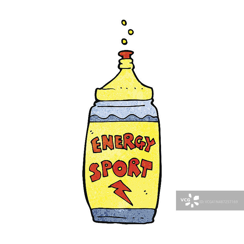 卡通能量饮料图片素材