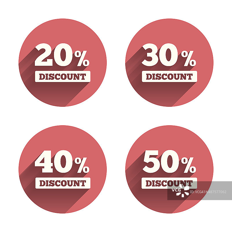 促销折扣图标：特价优惠标志图片素材