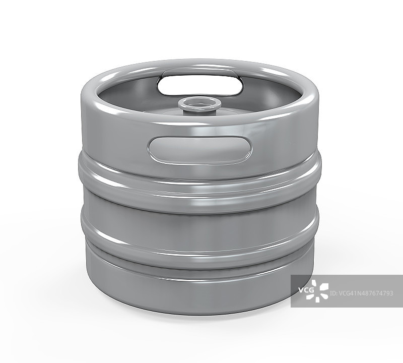 金属啤酒桶图片素材