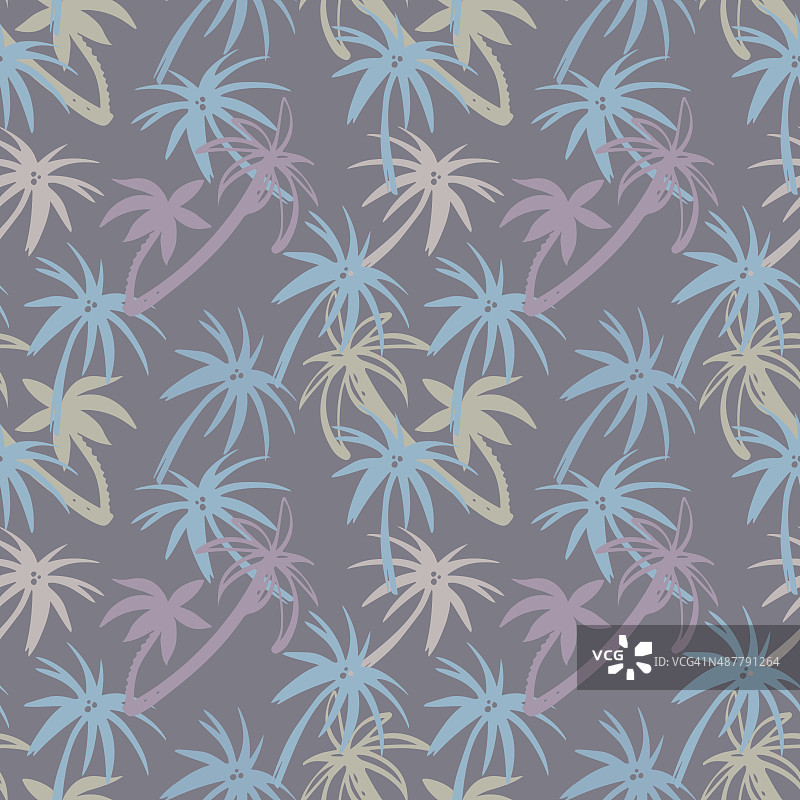 棕榈树无缝图案图片素材
