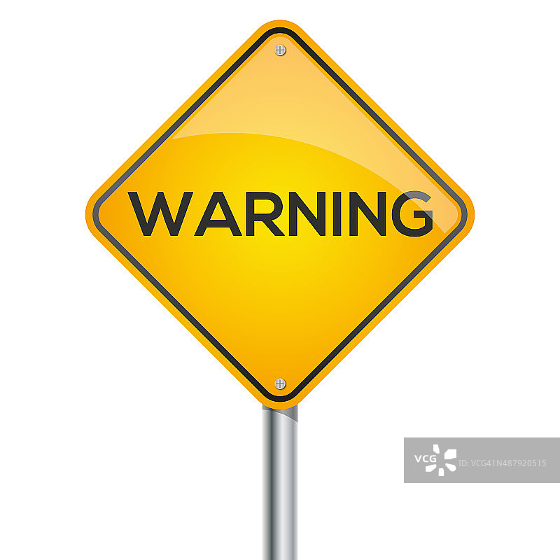 警示牌图片素材