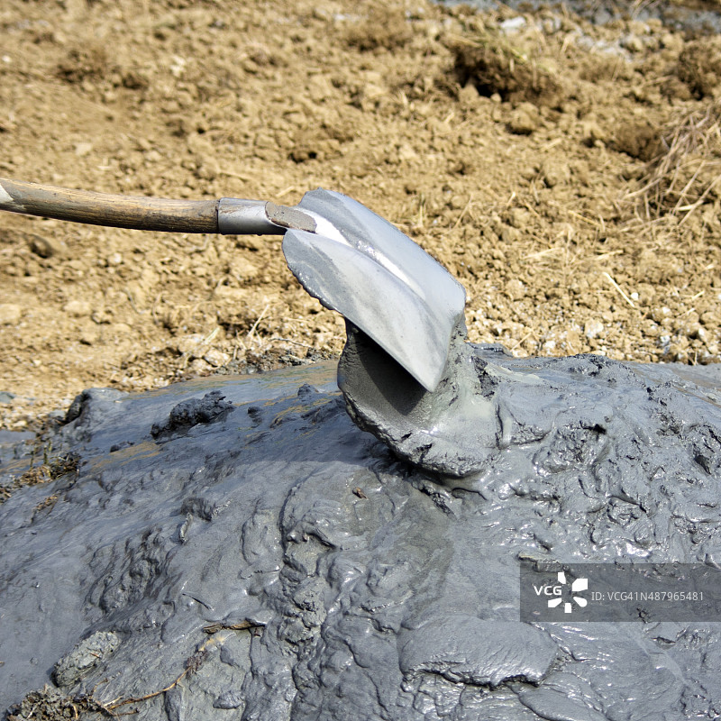 铲泥图片素材