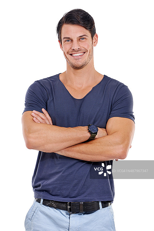 一位英俊的男人图片素材