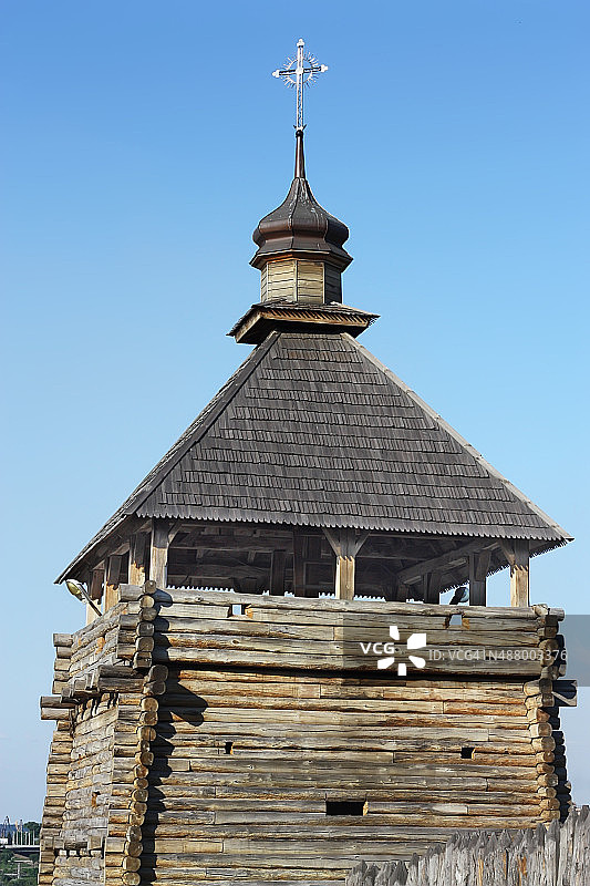 扎波罗热哥萨克时期的军事瞭望塔图片素材