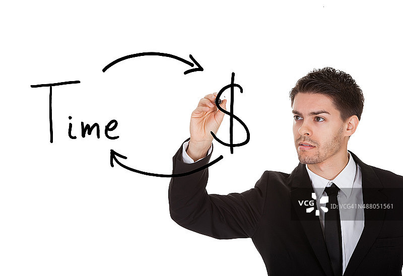 时间就是金钱的概念图片素材