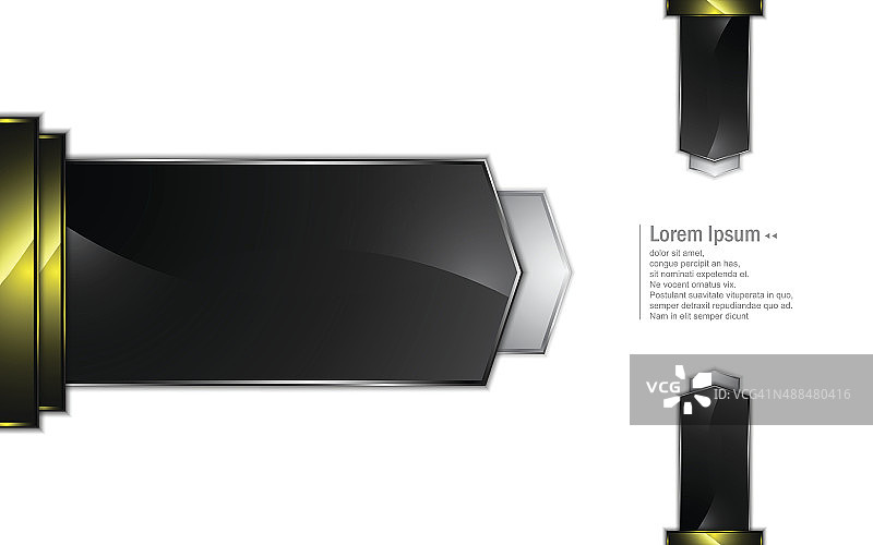 矢量抽象金属高科技概念背景图片素材