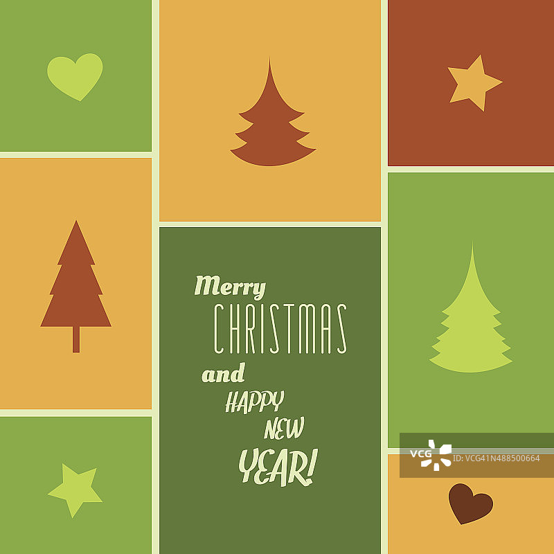 圣诞贺卡模板图片素材