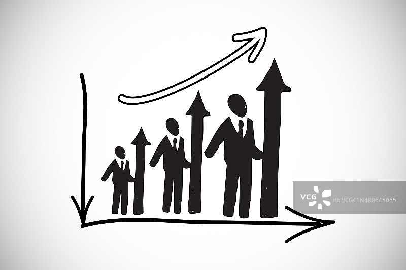 人力资源条形图合成图像图片素材