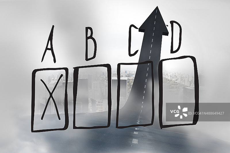 多项选择涂鸦合成图像图片素材