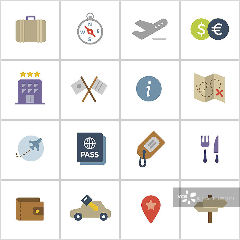 旅行图标图片素材