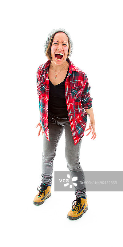 感到沮丧的年轻女人图片素材